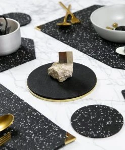Slash Objects Kitchen + Dining Recycled Rubber Placemat Set