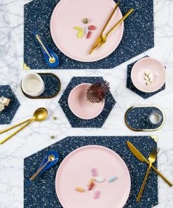 Slash Objects Kitchen + Dining Recycled Rubber Placemat Set