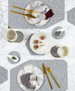 Slash Objects Kitchen + Dining Recycled Rubber Placemat Set