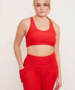 Wolven Recycled Yoga Top - Cayenne Activewear + Athleisure