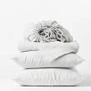 Coyuchi Relaxed Linen Sheet Set - Alpine White Home Goods