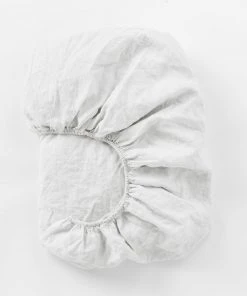 Coyuchi Relaxed Linen Sheet Set - Alpine White Home Goods