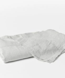 Coyuchi Home Goods Relaxed Linen Sheet Set - Fog
