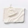 Coyuchi Remi Baby Blanket + Beanie Set - Undyed