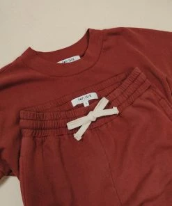 Poplinen René Jogger Set - Brick Clothing