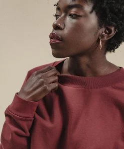 Poplinen René Jogger Sweatshirt - Brick Clothing