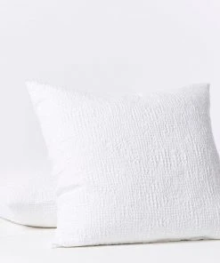 Coyuchi Reyes Waffle Sham - Alpine White Home Goods
