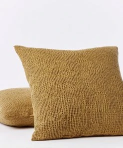 Coyuchi Reyes Waffle Sham - Hazel