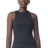 Synergy Organic Clothing Sale Rib Knit Shell Tank Top - Black