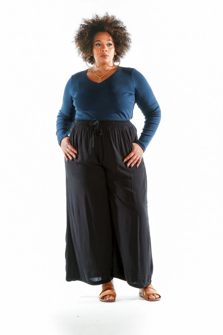 Tonlé Rib Upcycled V Neck Top 5 Tonlé Rib Upcycled V Neck Top