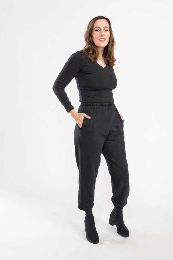 Tonlé Rib Upcycled V Neck Top 4 Tonlé Rib Upcycled V Neck Top