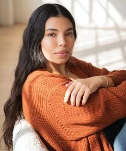 WVN Ribbed Oversized Cardigan