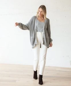 WVN Ribbed Oversized Cardigan