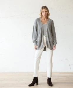 WVN Ribbed Oversized Cardigan