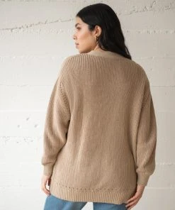WVN Ribbed Oversized Cardigan