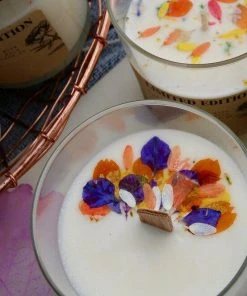 Ritual And Fancy Best Sellers Natural Flower Petal Glass Tumbler Candle - 12 Oz