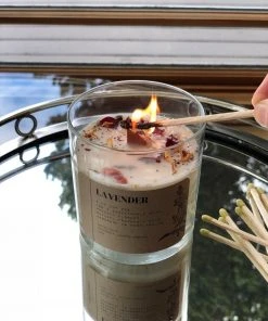 Ritual And Fancy Best Sellers Natural Flower Petal Glass Tumbler Candle - 12 Oz