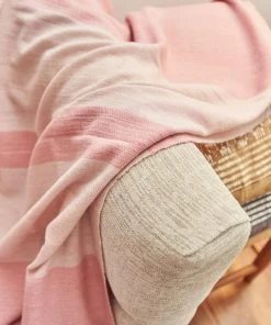 Studio Variously Rosa Merino Throw Blanket