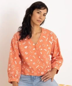 North Of West Sale Rosa Squiggles Blouse