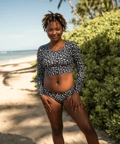 Sensi Graves Rose Recycled Swim Crop Top 3 Sensi Graves Rose Recycled Swim Crop Top