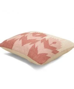 Casa Amarosa Rosette Kilim Wool Throw Pillow Cover