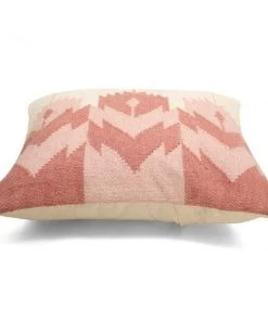 Casa Amarosa Rosette Kilim Wool Throw Pillow Cover