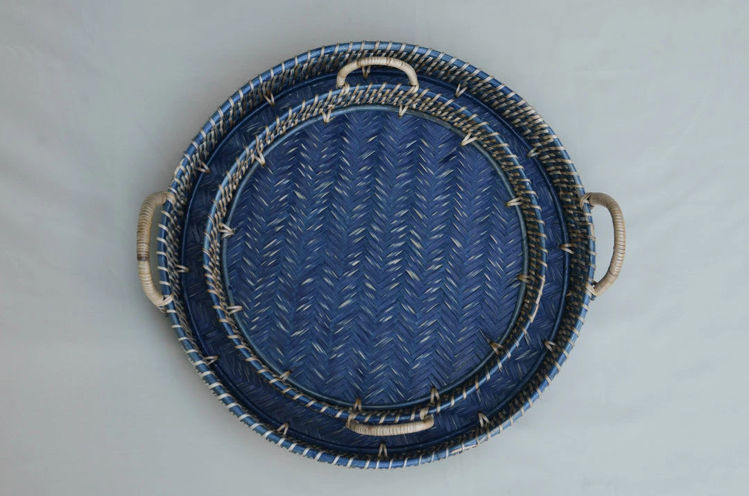 Amara New Arrivals Round Rattan Tray 6 Amara New Arrivals Round Rattan Tray