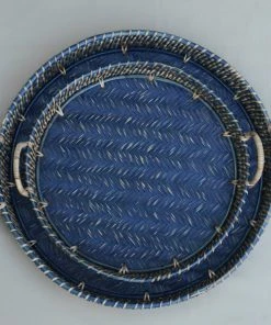 Amara New Arrivals Round Rattan Tray 11 Amara New Arrivals Round Rattan Tray