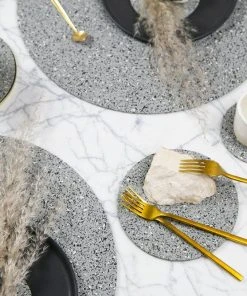 Slash Objects Kitchen + Dining Round Recycled Rubber Trivet Set 10 Slash Objects Kitchen + Dining Round Recycled Rubber Trivet Set