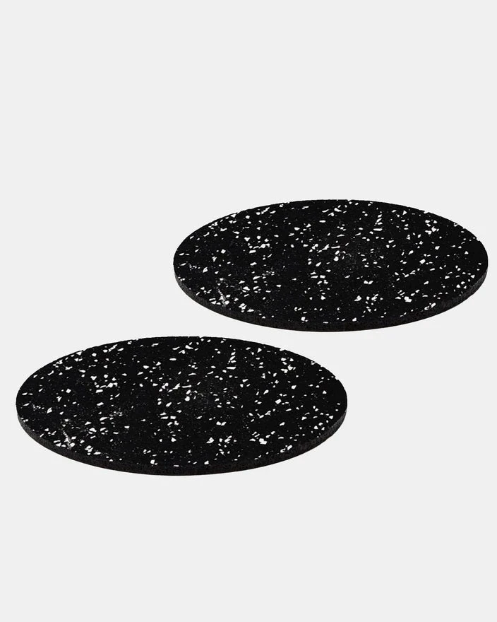 Slash Objects Kitchen + Dining Round Recycled Rubber Trivet Set 4 Slash Objects Kitchen + Dining Round Recycled Rubber Trivet Set