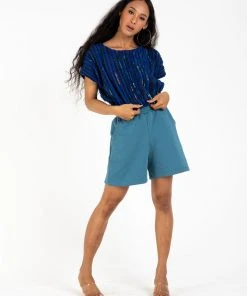 Tonlé Sabra Unisex Upcycled Shorts Clothing