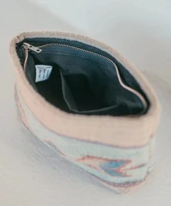 MZ Fair Trade Sagebrush + Sand Wool Clutch Bag Accessories