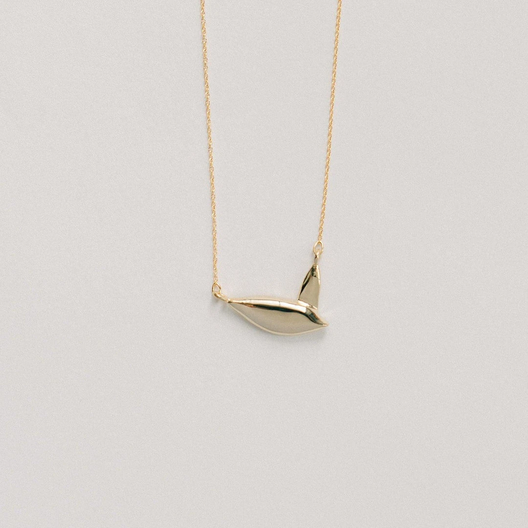 Salt + Still Heron Necklace 1 Salt + Still Heron Necklace