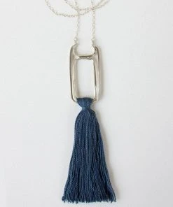 Salt + Still Handcrafted Oblong Necklace 5 Salt + Still Handcrafted Oblong Necklace