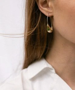 Salt + Still Vessel Hoop Earrings