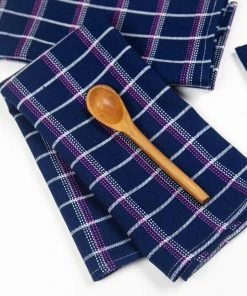 Archive New York San Lucas Plaid Napkin Set Kitchen + Dining