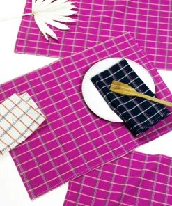 Archive New York San Lucas Plaid Placemat Set Kitchen + Dining