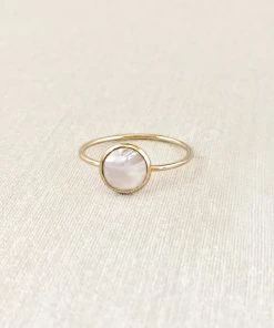 Sara Patino Jewelry Deep Pearl Recycled Gold Ring