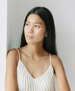 Sara Patino Jewelry Gold Recycled Hoop - White Topaz Best Sellers 4 Sara Patino Jewelry Gold Recycled Hoop - White Topaz Best Sellers