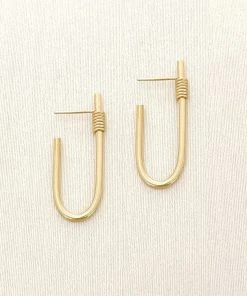 Sara Patino Jewelry Joy Recycled Gold Earrings - Large