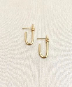 Sara Patino Jewelry Joy Recycled Gold Earrings - Small