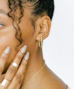 Sara Patino Jewelry Joy Recycled Gold Earrings - Small