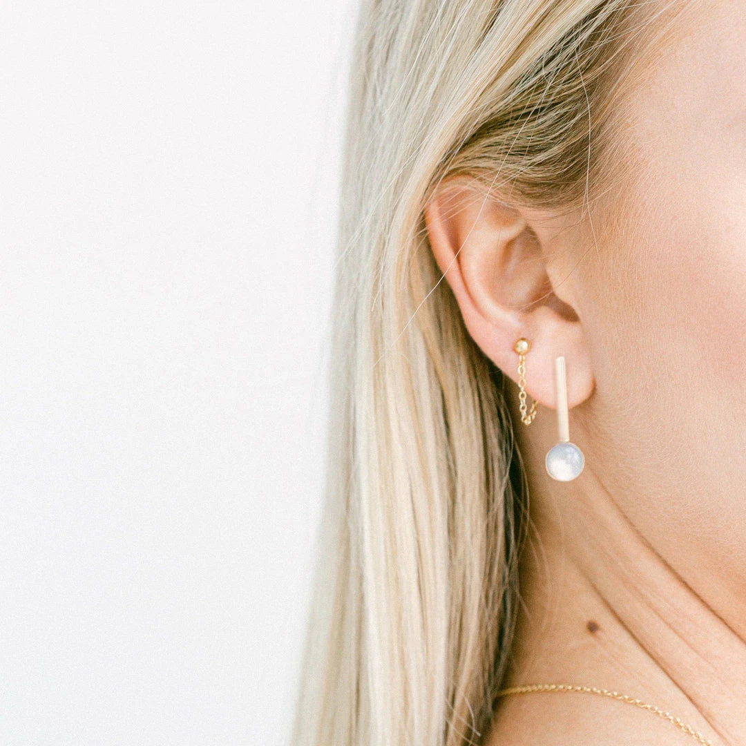 Sara Patino Jewelry Best Sellers Mini Unity Recycled Gold Earrings Sara Patino Jewelry Best Sellers Mini Unity Recycled Gold Earrings