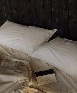 Takasa Home Goods Sateen Bed Sheet Set - Natural