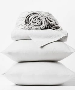 Coyuchi Sateen Sheet Set - Alpine White