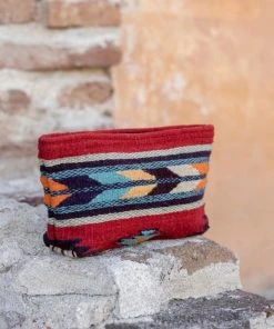 MZ Fair Trade Accessories Scarlet Arrow Wool Clutch Bag