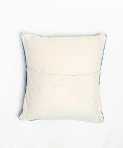 K-apostrophe Home Goods Serpents + Ladders Azul Wool Floor Pillow