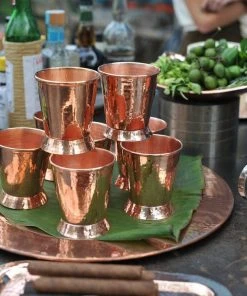 Sertodo Copper Derby Recycled Copper Mint Julep Cup Kitchen + Dining