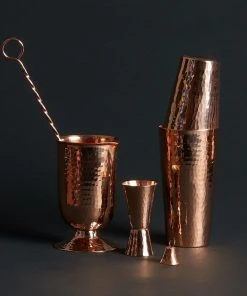 Sertodo Copper Kitchen + Dining Essential Recycled Copper Mixologist Set