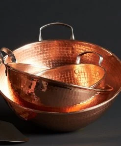 Sertodo Copper Recycled Copper Mixing Bowls